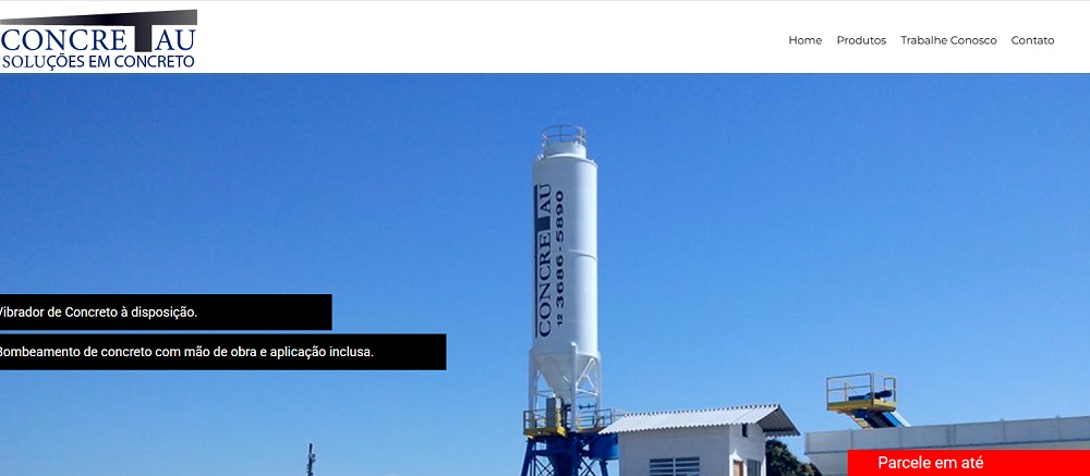 Layout de site para Cliente 2