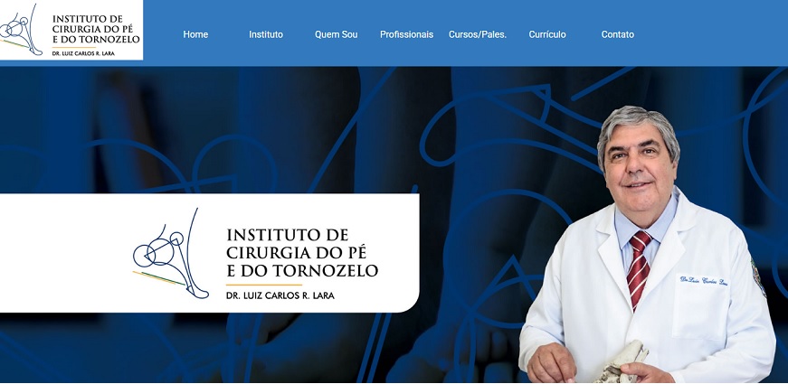 Layout de site para Cliente 1